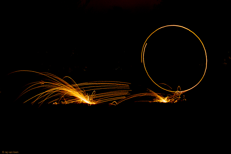 staalwol, lightpainting